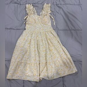 Floral Yellow Dress from Thailand